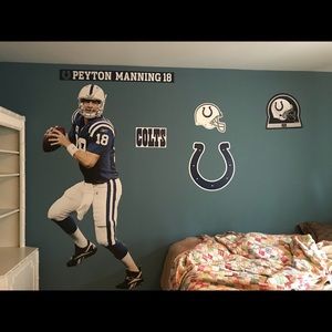 Peyton Manning colts fathead ++++extras